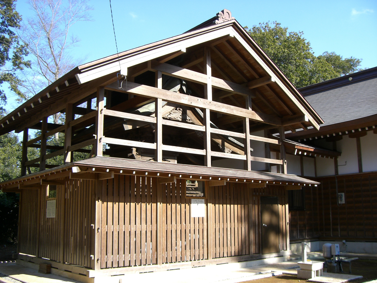 印西市戸神 宗像神社 「銅葺き」