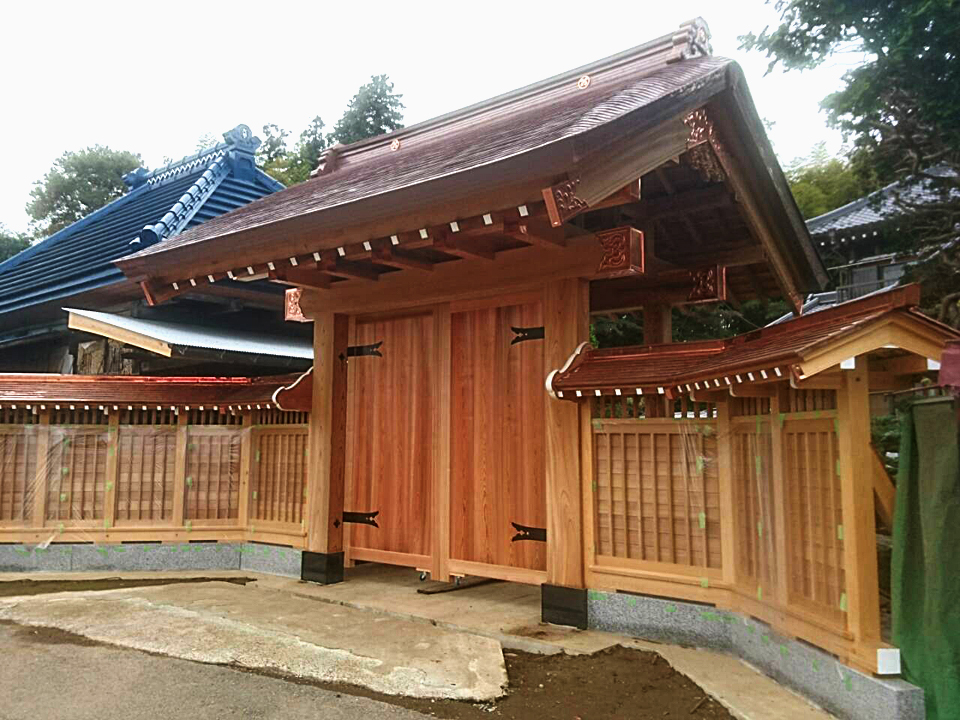 白井市 O邸 「四脚門」